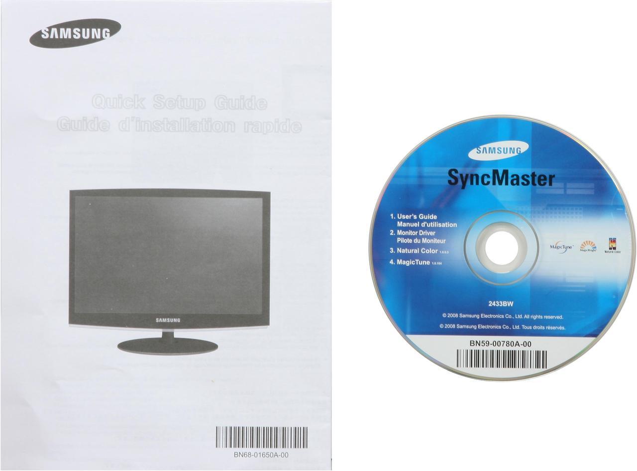 Alt view image 12 of 13 - SAMSUNG 24" a-si TFT/TN WUXGA LCD Monitor 5 ms D-Sub, DVI 2433BW