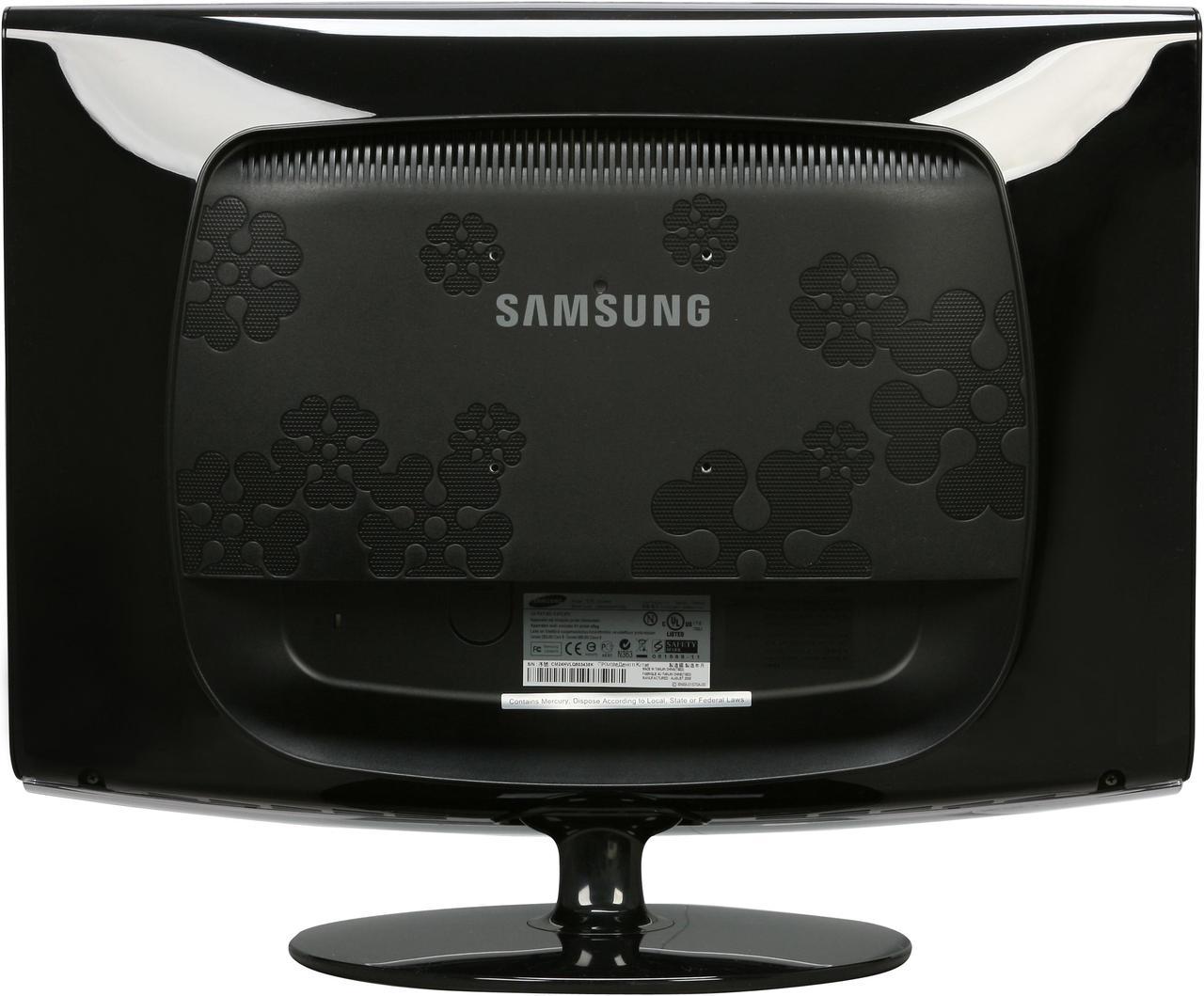 Alt view image 6 of 13 - SAMSUNG 24" a-si TFT/TN WUXGA LCD Monitor 5 ms D-Sub, DVI 2433BW