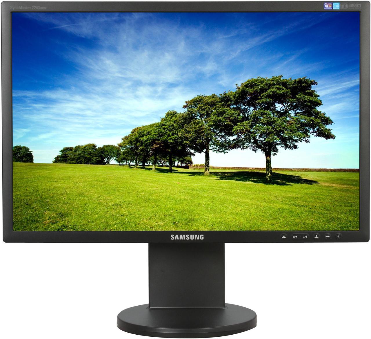 Alt view image 2 of 17 - SAMSUNG 2243BWT Matte Black 22" 5ms Widescreen LCD Monitor w/ Height & Pivot Adjustments 300 cd/m2 DC 8000:1(1000:1) w/ HDCP Support & 2 Built in USB Ports