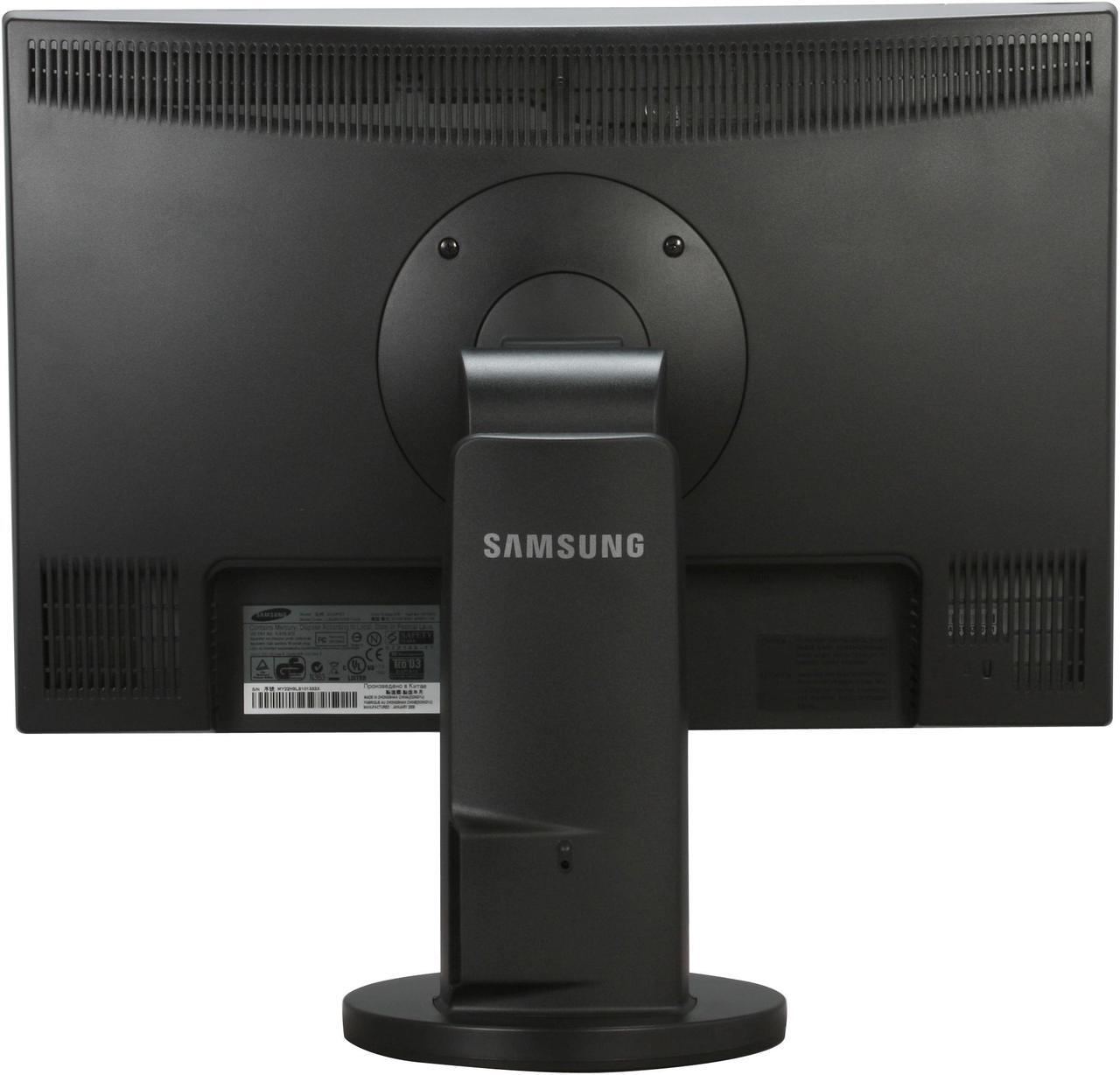 Alt view image 6 of 17 - SAMSUNG 2243BWT Matte Black 22" 5ms Widescreen LCD Monitor w/ Height & Pivot Adjustments 300 cd/m2 DC 8000:1(1000:1) w/ HDCP Support & 2 Built in USB Ports