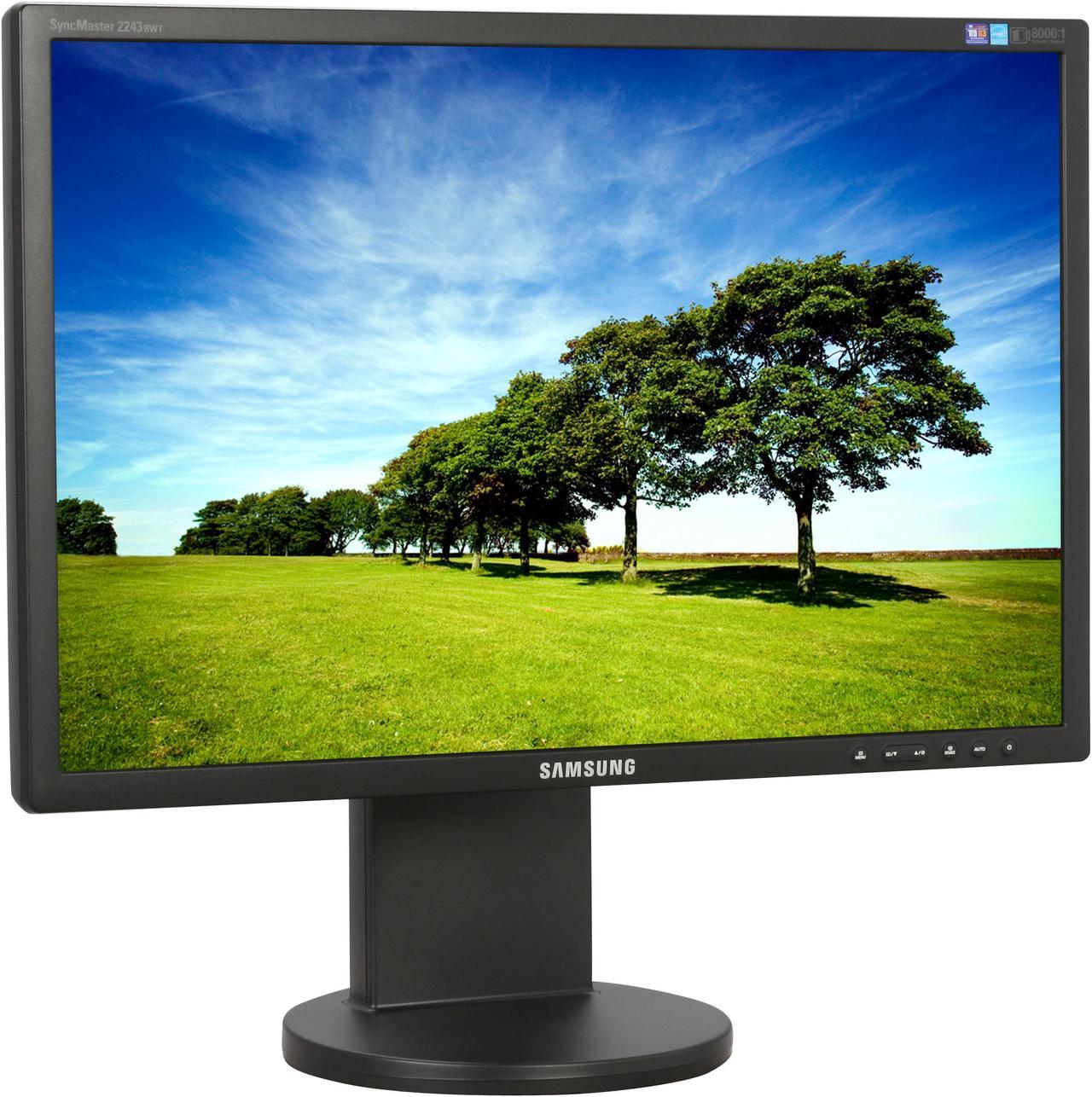 Alt view image 10 of 17 - SAMSUNG 2243BWT Matte Black 22" 5ms Widescreen LCD Monitor w/ Height & Pivot Adjustments 300 cd/m2 DC 8000:1(1000:1) w/ HDCP Support & 2 Built in USB Ports