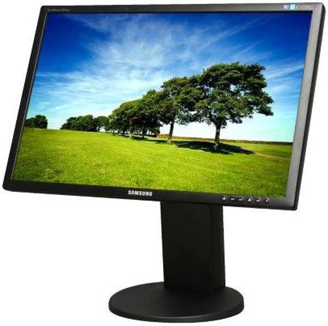 Alt view image 2 of 8 - SAMSUNG 2443BWT Matte Black 24" 5ms  Widescreen LCD Monitor with Height& Pivot Adjustments 300 cd/m2 DC 20000:1(1000:1) w/ HDCP Support