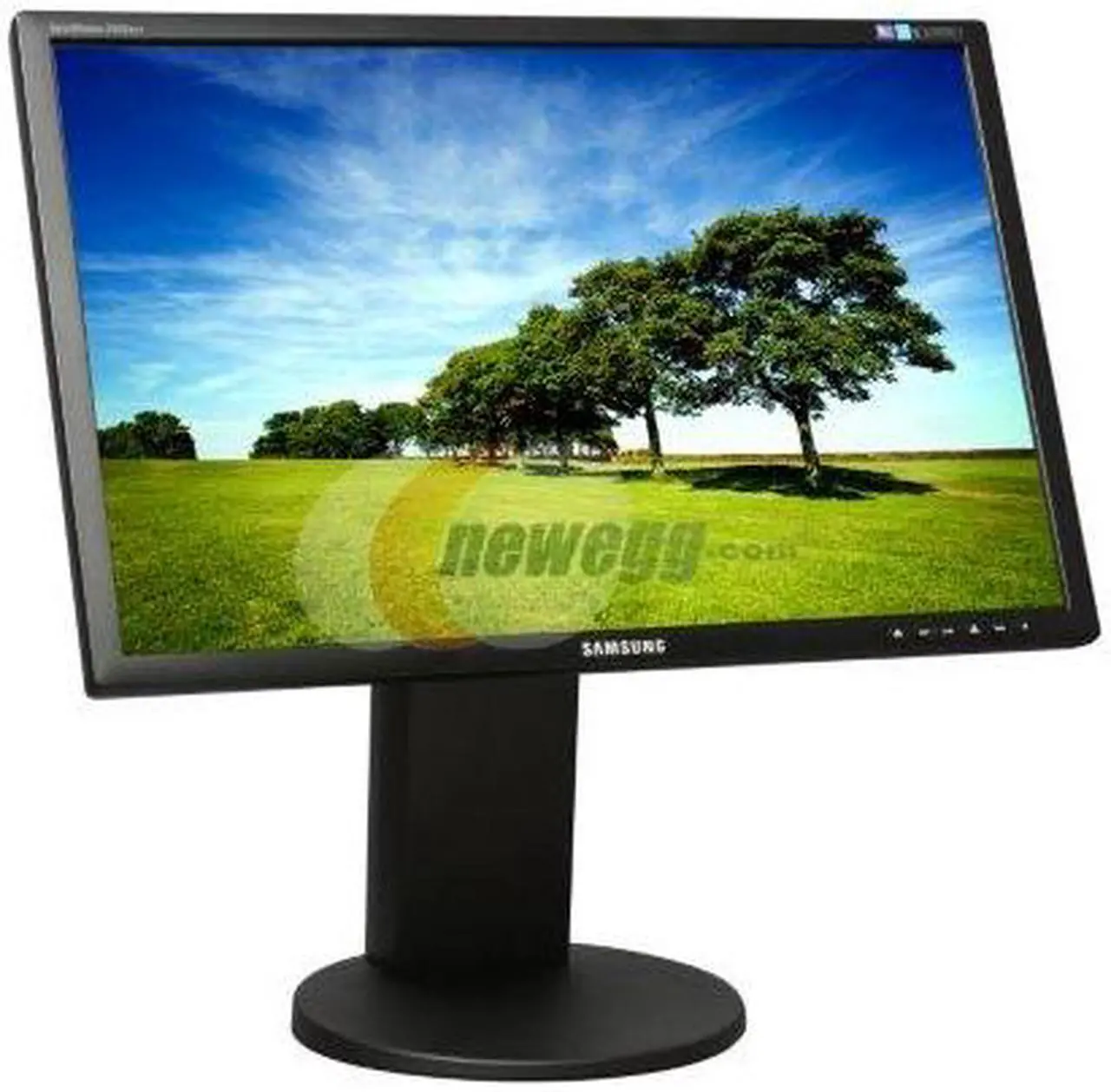 Alt view image 4 of 8 - SAMSUNG 2443BWT Matte Black 24" 5ms  Widescreen LCD Monitor with Height& Pivot Adjustments 300 cd/m2 DC 20000:1(1000:1) w/ HDCP Support