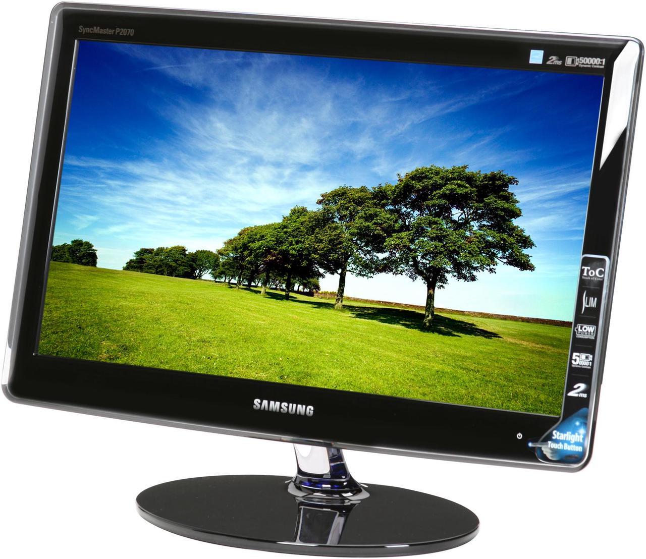Main image of SAMSUNG 20" LCD Monitor 2ms(GTG) D-Sub, DVI P2070