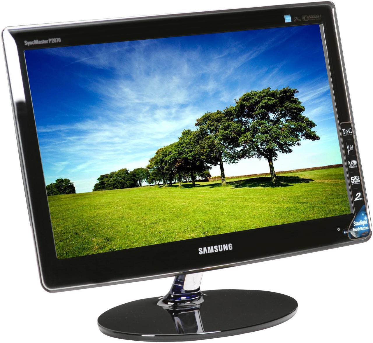 Alt view image 3 of 7 - SAMSUNG 20" LCD Monitor 2ms(GTG) D-Sub, DVI P2070