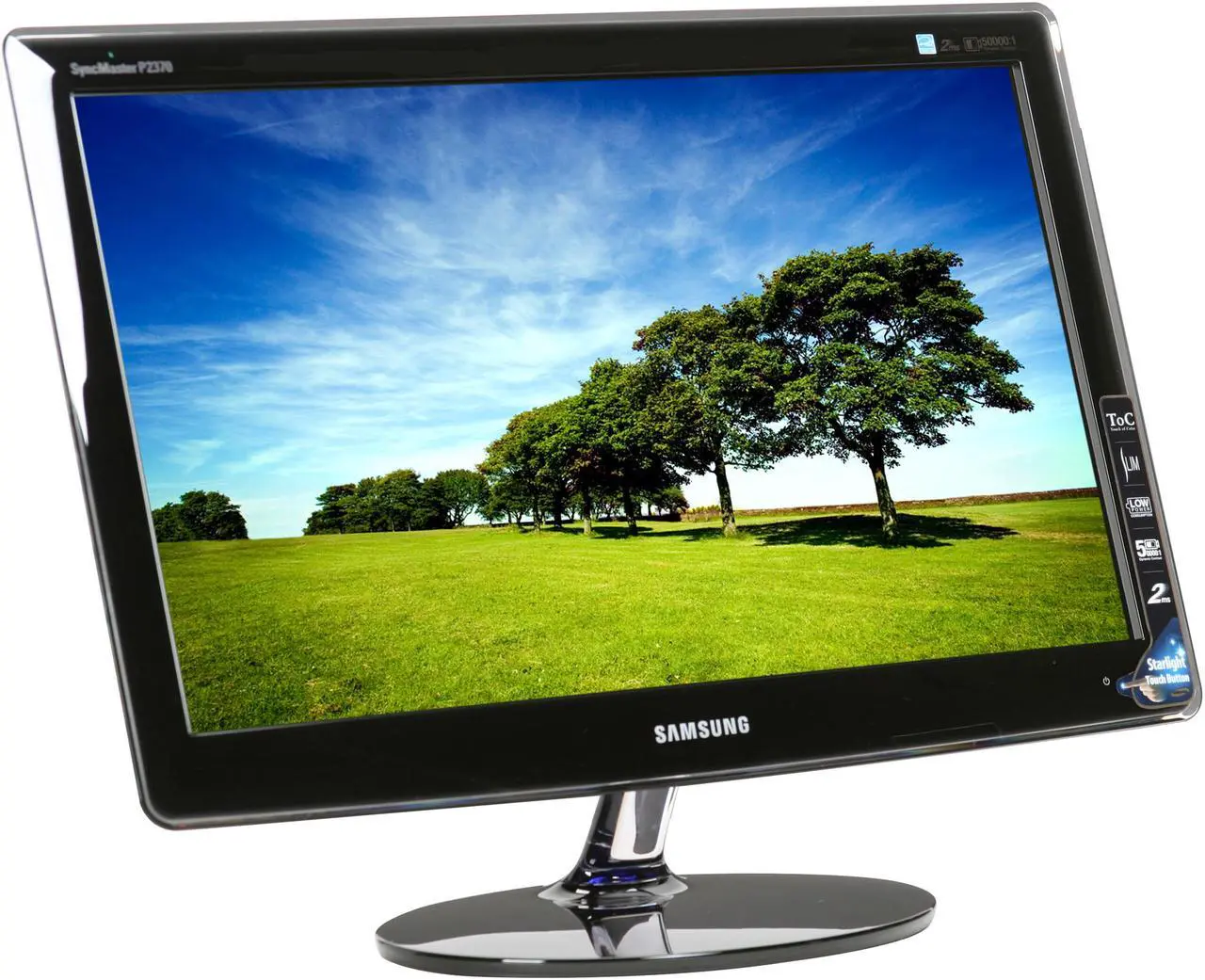 Alt view image 3 of 7 - SAMSUNG 23" LCD Monitor 2ms(GTG) D-Sub, DVI P2370
