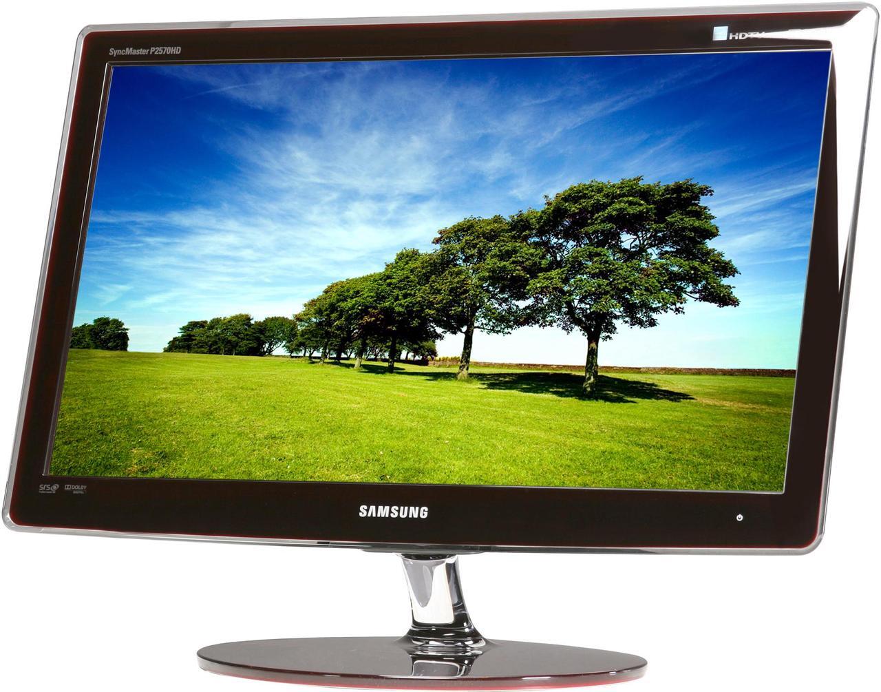 Main image of SAMSUNG 24.6" LCD Monitor 4 ms D-Sub, DVI, HDMI, Component, Composite, DTV Tuner, Optical Out P2570HD