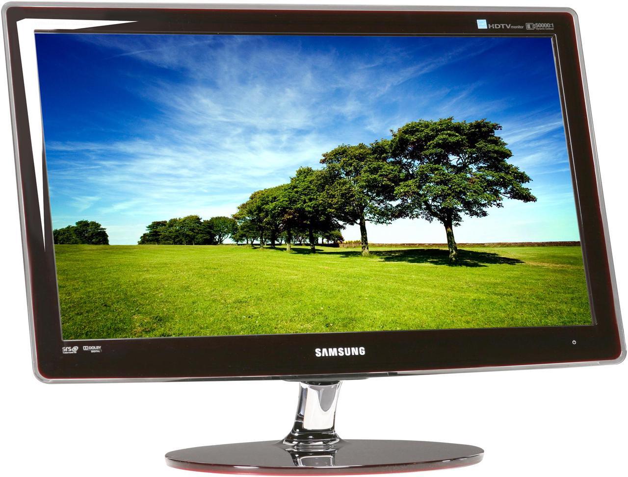 Alt view image 3 of 7 - SAMSUNG 24.6" LCD Monitor 4 ms D-Sub, DVI, HDMI, Component, Composite, DTV Tuner, Optical Out P2570HD