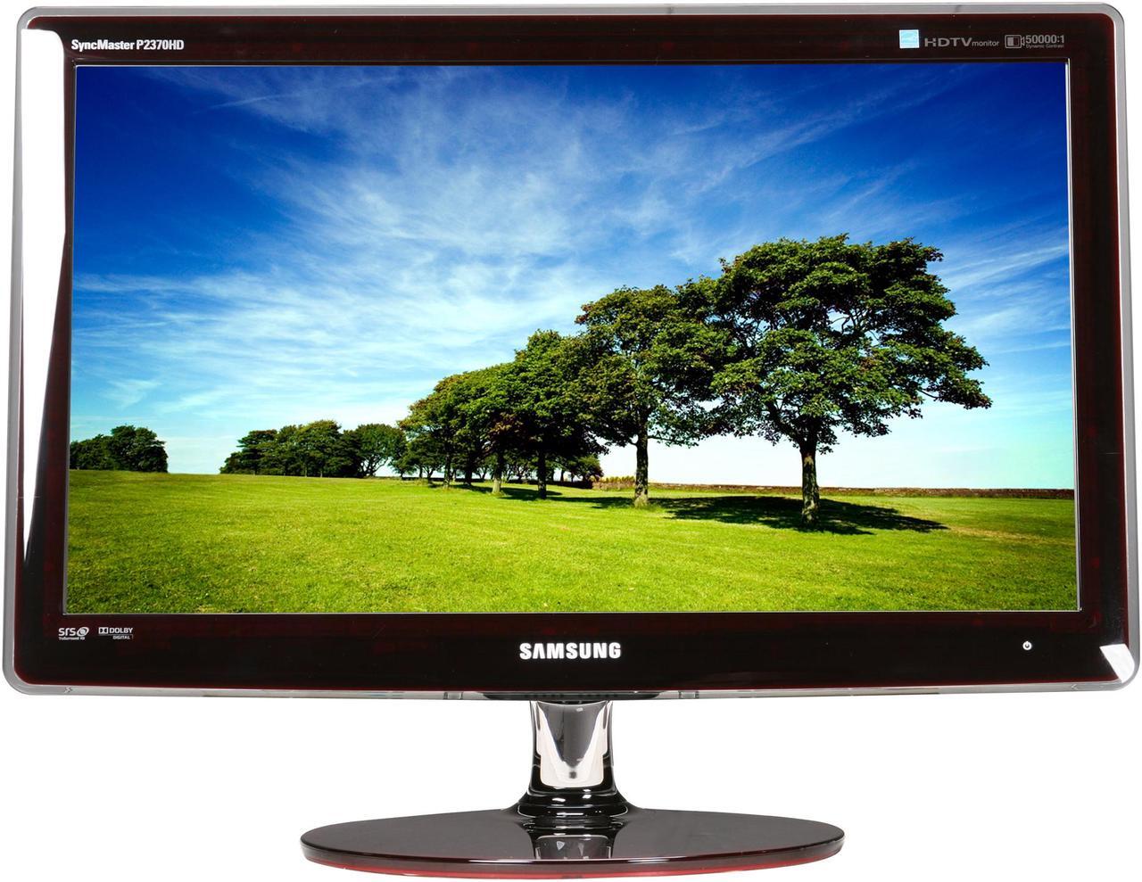Alt view image 2 of 7 - SAMSUNG 23" LCD Monitor 5 ms D-Sub, DVI, HDMI, Component, Composite, DTV Tuner, Optical Out P2370HD