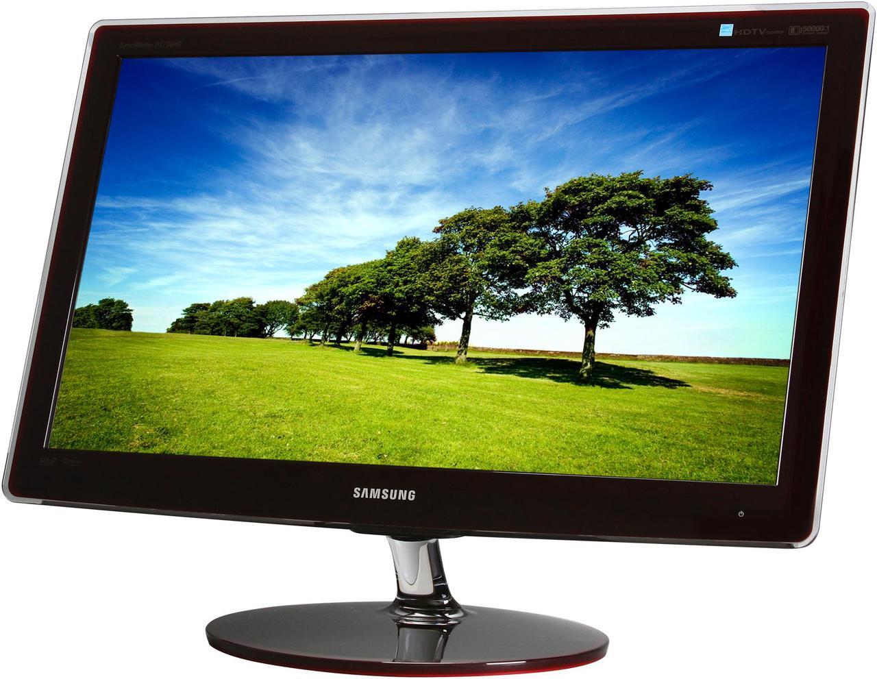 Main image of SAMSUNG P2770HD Rose Black 27" 5ms Widescreen LCD Monitor 300 cd/m2 DC 50,000:1(1000:1) Built-in HDTV Tuner & Speakers