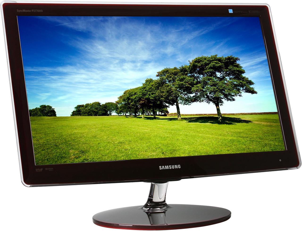 Alt view image 3 of 8 - SAMSUNG P2770HD Rose Black 27" 5ms Widescreen LCD Monitor 300 cd/m2 DC 50,000:1(1000:1) Built-in HDTV Tuner & Speakers