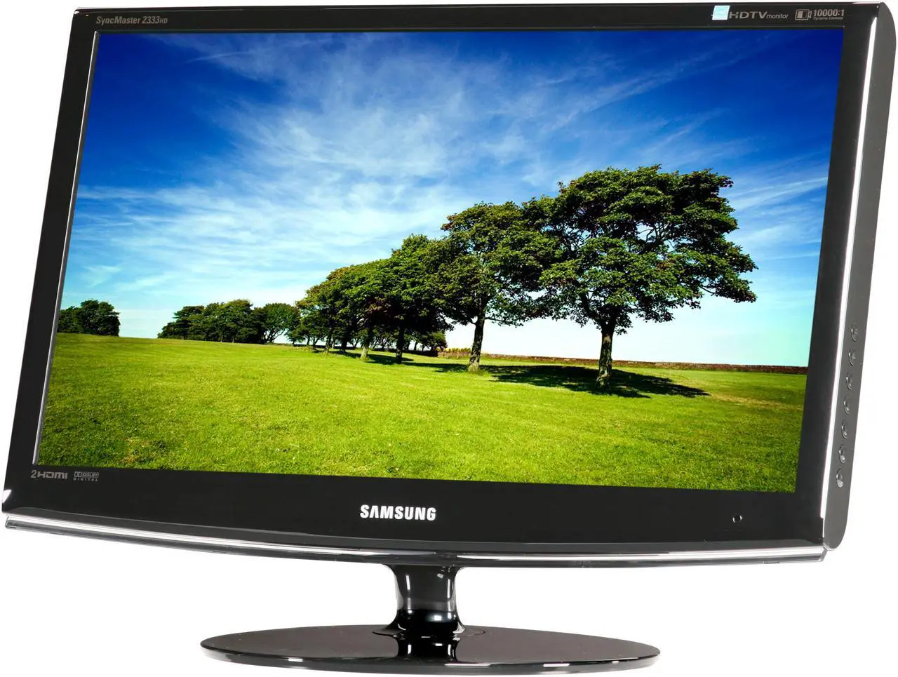 Main image of SAMSUNG 2333HD-1 Black 23" 5ms HDMI Widescreen LCD Monitor w/ TV Tuner & Speakers 300 cd/m2 DC 10000:1 (1000:1)