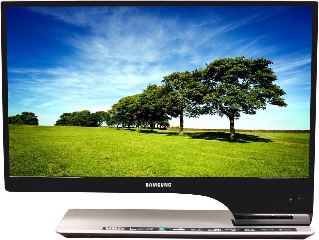 Alt view image 2 of 12 - SAMSUNG T27A950 Black 27" 5ms LED BackLight LCD Monitor w/DTV Tuner & 3D glasses 300 cd/m2 DC 1,000,000:1 (1,000:1)