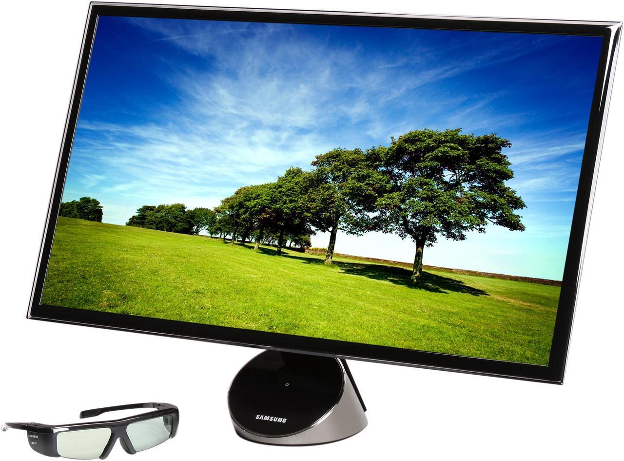 Main image of SAMSUNG T27A750 Black 27" 5ms LED BackLight LCD 120Hz 3D Monitor w/DTV Tuner & 3D glasses 300 cd/m2 DC 1,000,000:1 (1,000:1)