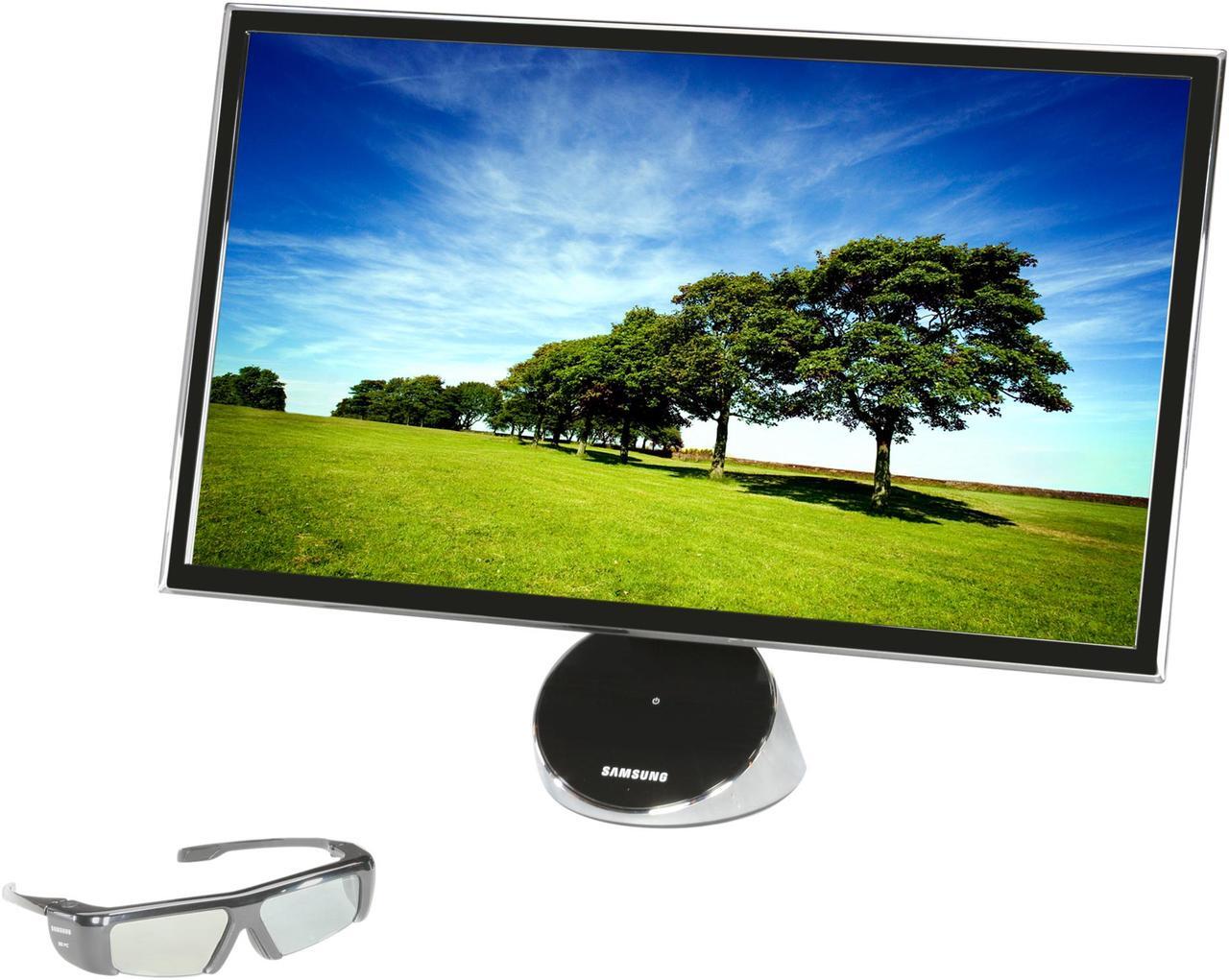 Main image of SAMSUNG T23A750 Black 23" 5ms LED BackLight LCD 120Hz 3D Monitor w/DTV Tuner  & 3D glasses 250 cd/m2 DC 1,000,000:1 (1,000:1)