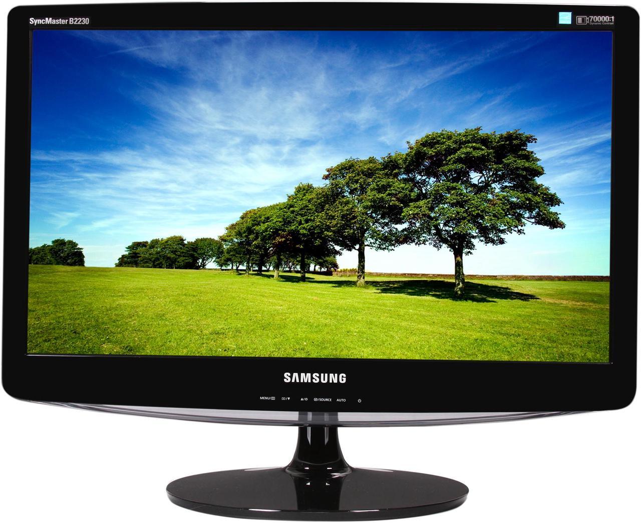 Alt view image 2 of 7 - SAMSUNG B2230N Glossy Black 21.5" 5ms  Widescreen LCD Monitor 300 cd/m2 DC 70000:1