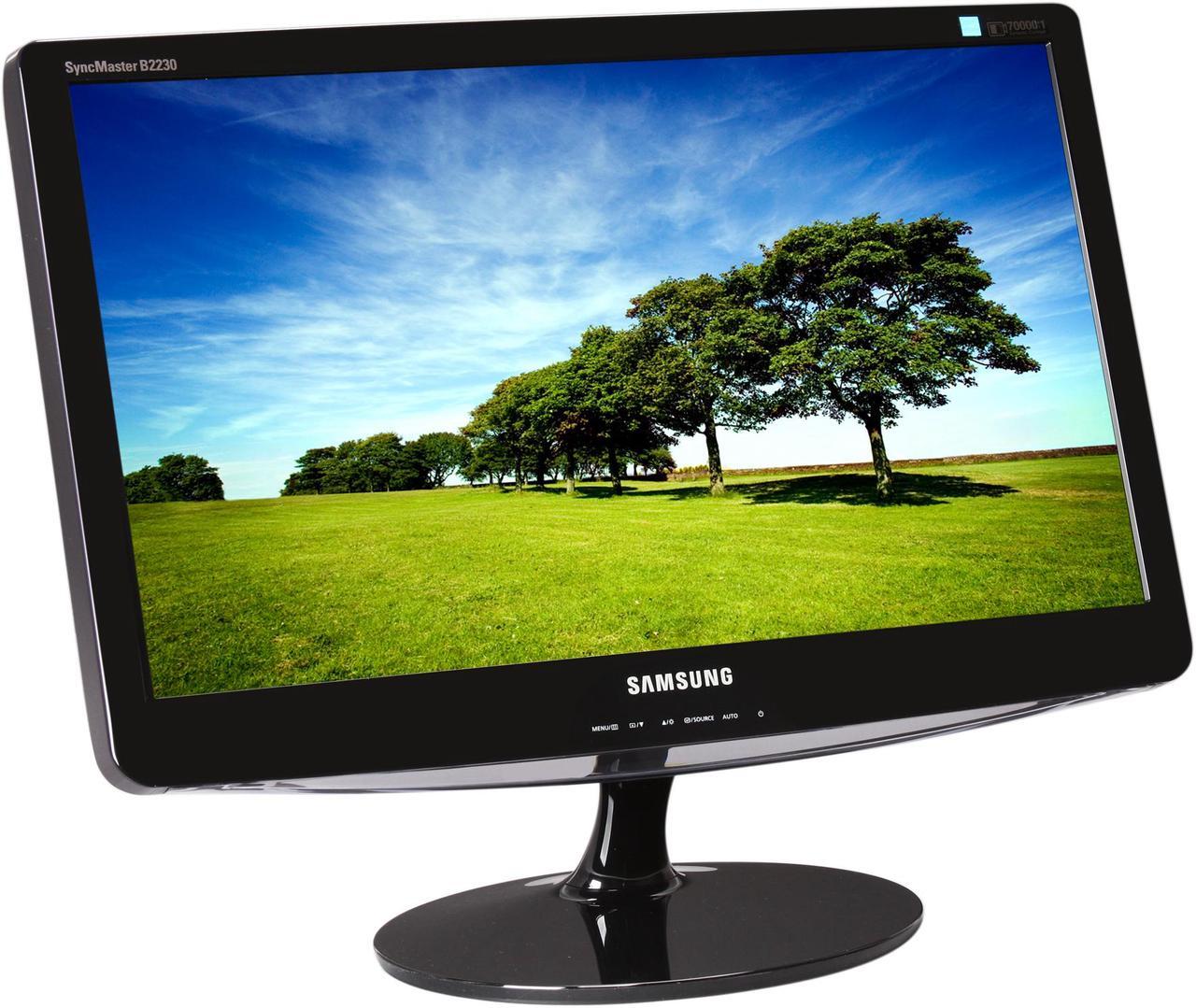 Alt view image 3 of 7 - SAMSUNG B2230N Glossy Black 21.5" 5ms  Widescreen LCD Monitor 300 cd/m2 DC 70000:1