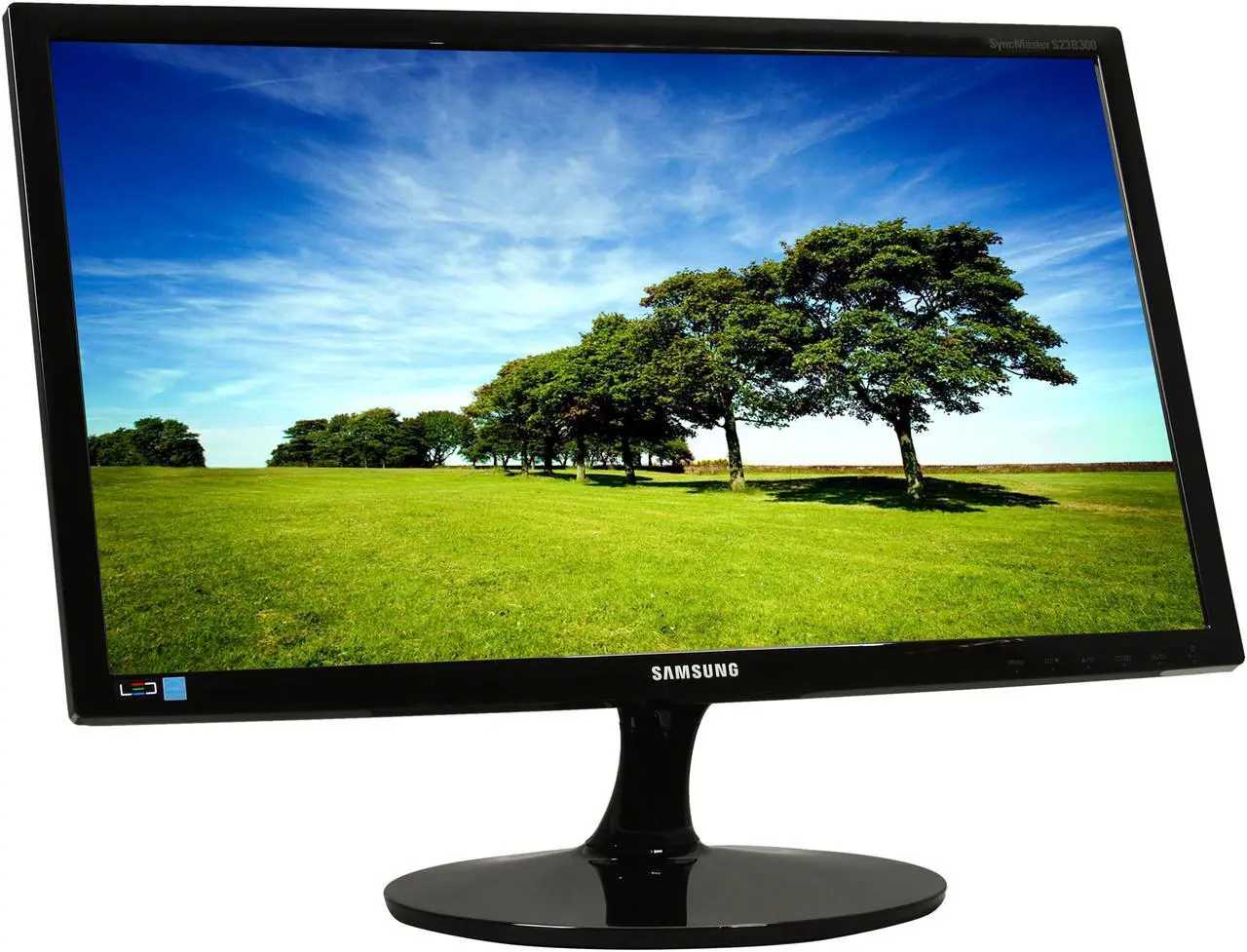 Alt view image 3 of 7 - SAMSUNG 23" 60 Hz TN LCD Monitor 5ms GTG D-Sub, DVI B300 Series S23B300B