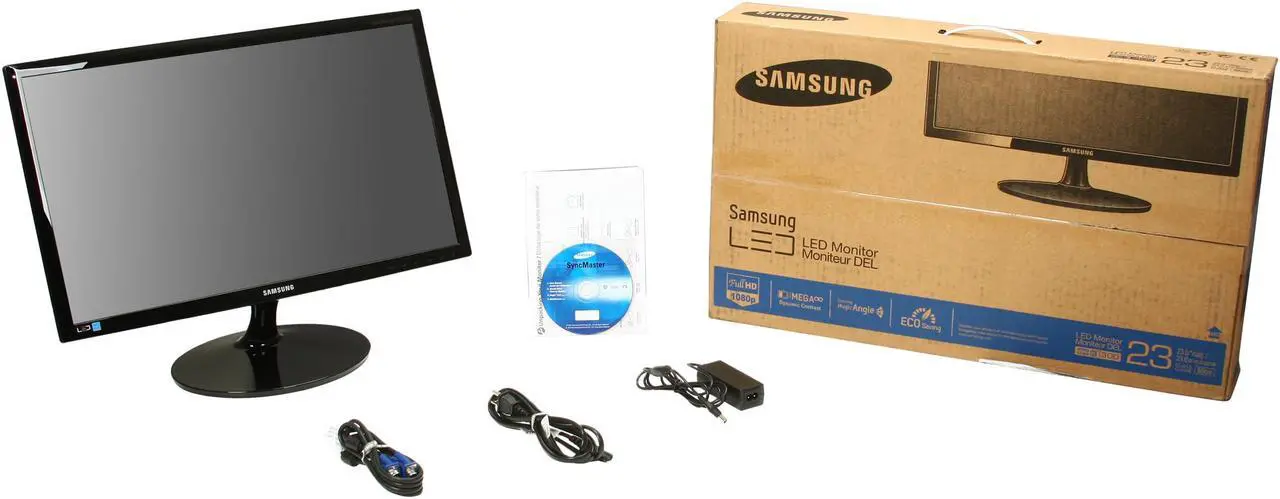 Alt view image 7 of 7 - SAMSUNG 23" 60 Hz TN LCD Monitor 5ms GTG D-Sub, DVI B300 Series S23B300B
