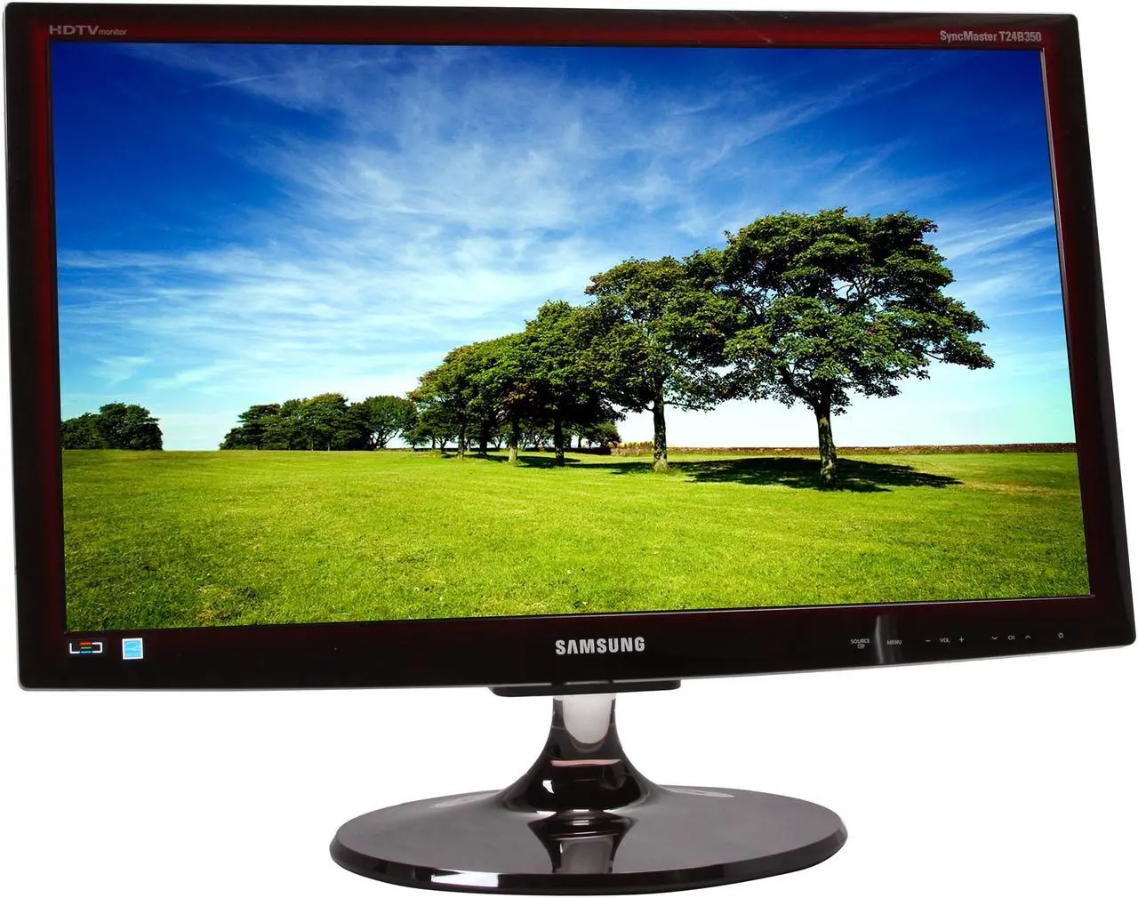 Alt view image 3 of 8 - SAMSUNG T24B350ND Rose Black 24" 5ms HDMI*2 Widescreen LED-Backlit LCD Monitor 250 cd/m2 1000:1 Built-in Speakers