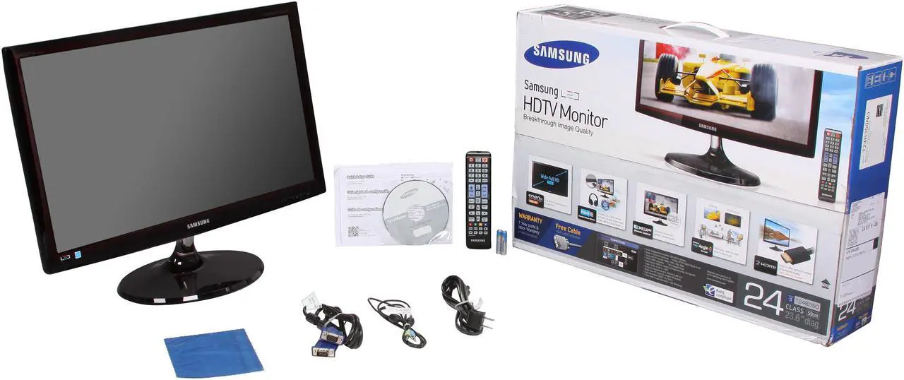 Alt view image 8 of 8 - SAMSUNG T24B350ND Rose Black 24" 5ms HDMI*2 Widescreen LED-Backlit LCD Monitor 250 cd/m2 1000:1 Built-in Speakers