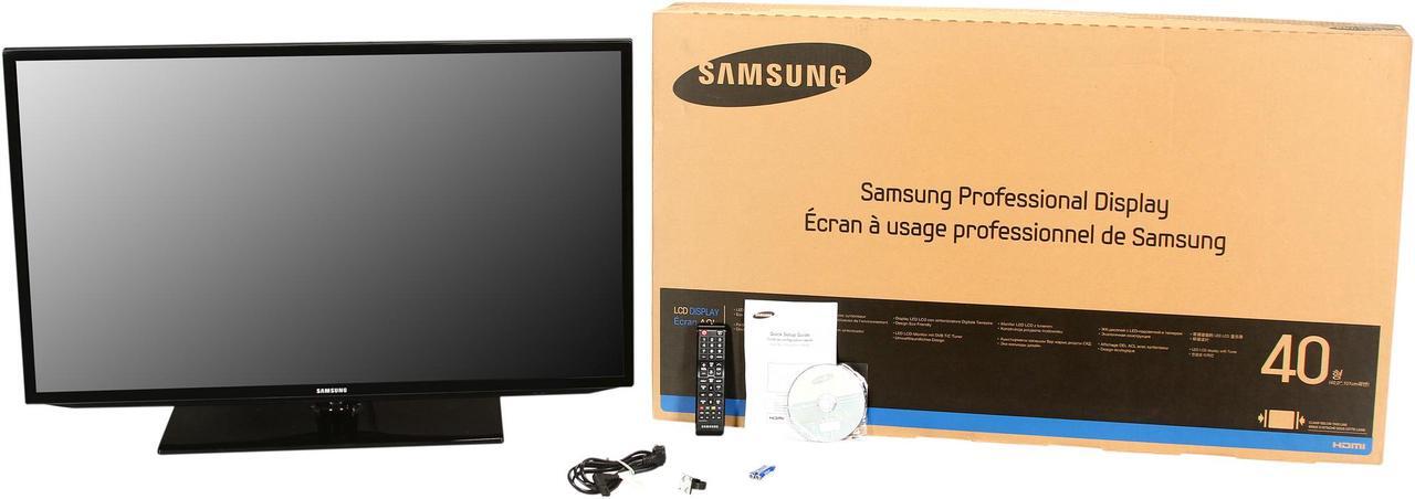 Alt view image 8 of 8 - Samsung H40B HB Series 40" HDTV Direct-Lit LED Display - LH40HDBPLGA/ZA