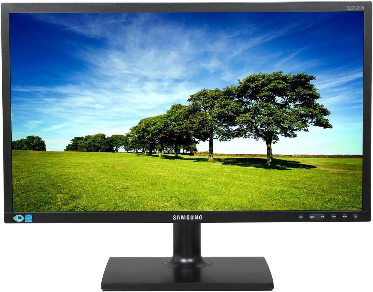 Alt view image 2 of 8 - SAMSUNG 21.5" LCD Monitor 5 ms D-Sub, DVI S22C200B