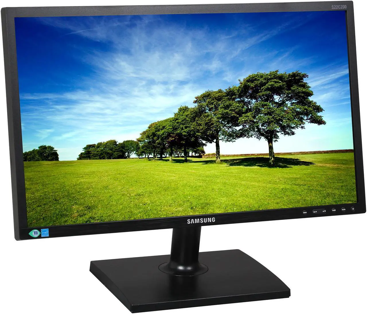 Alt view image 3 of 8 - SAMSUNG 21.5" LCD Monitor 5 ms D-Sub, DVI S22C200B