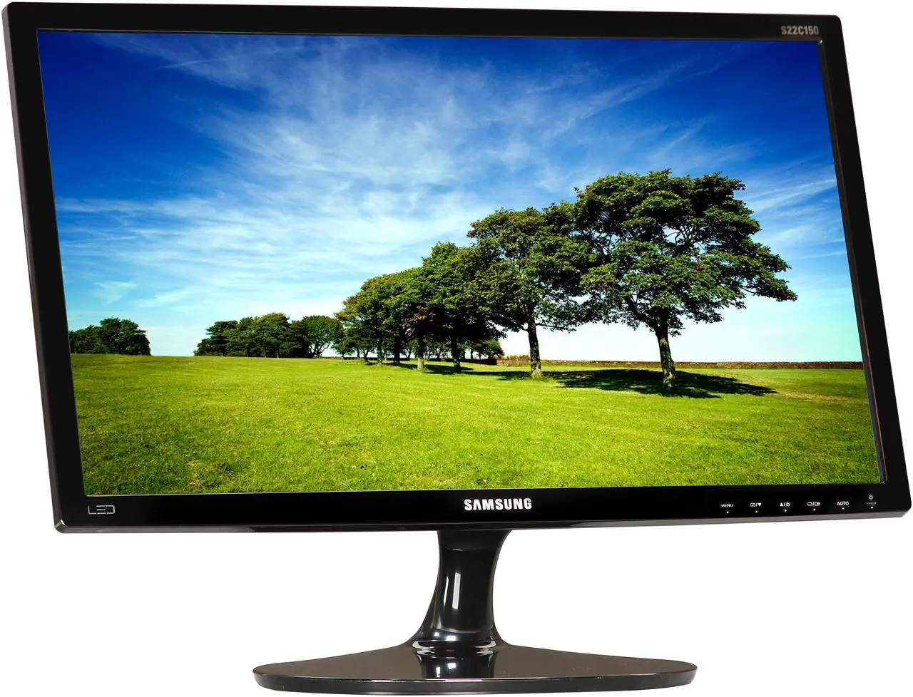 Alt view image 3 of 7 - SAMSUNG 21.5" TN LCD Monitor 5ms (GTG) D-Sub C150 Series S22C150N