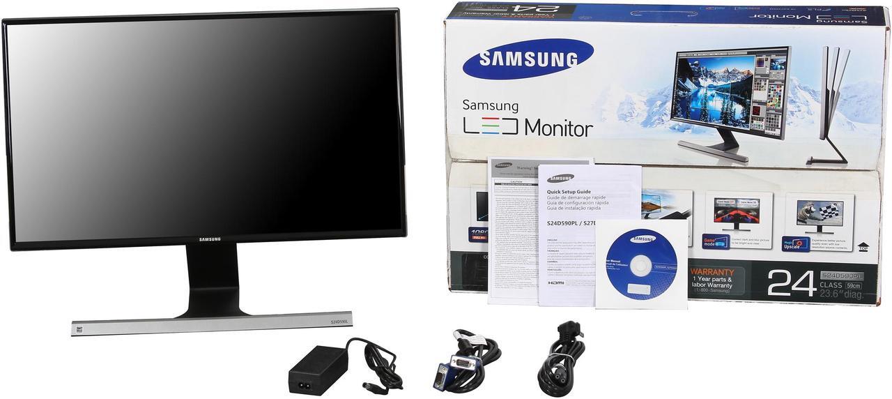 Alt view image 7 of 7 - SAMSUNG 23.6" PLS LCD Monitor PLS Panel 5ms (GTG) D-Sub, HDMI, Audio Out SD590 Series S24D590PL