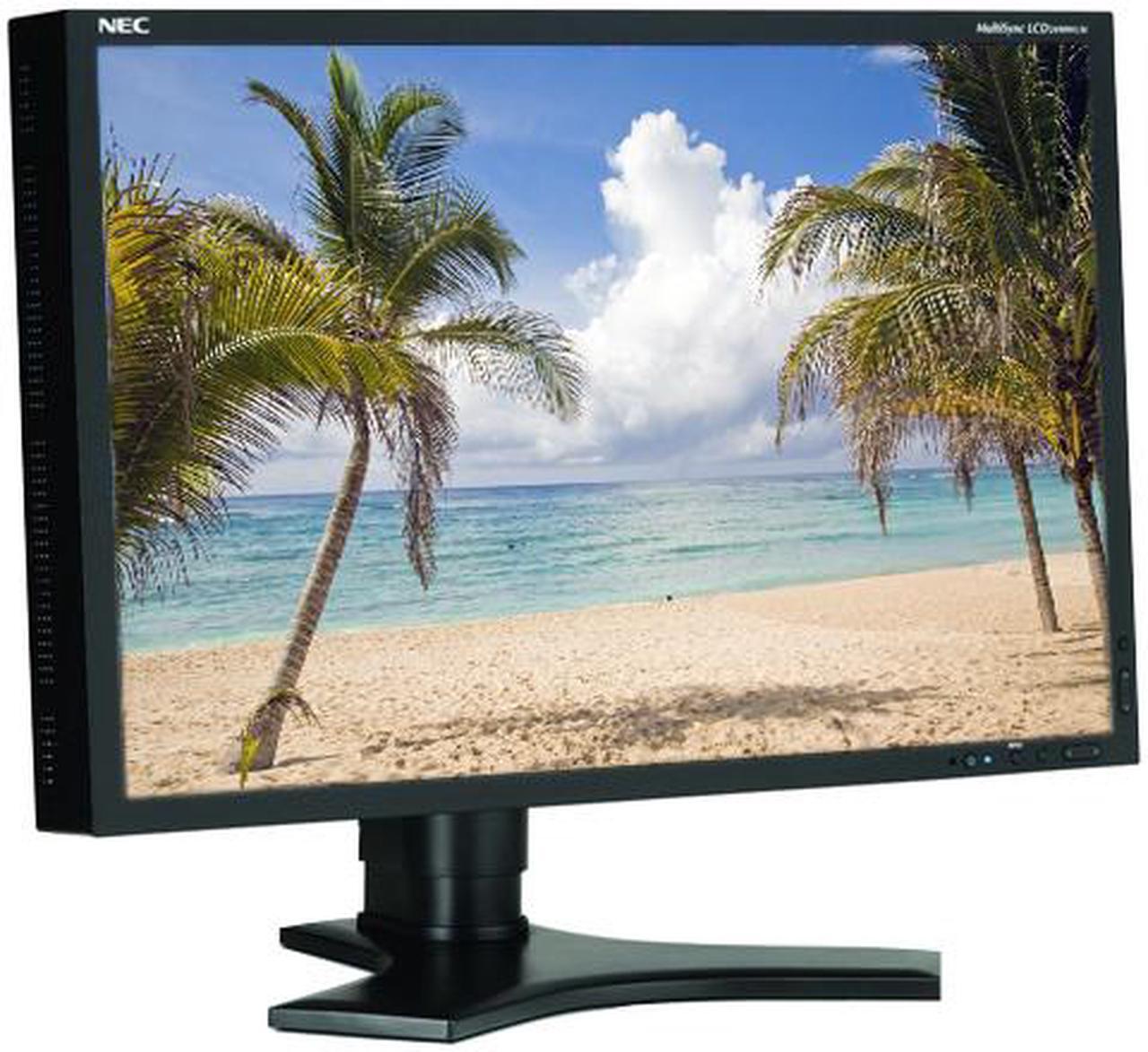 Alt view image 3 of 3 - NEC Display Solutions 24.1" WUXGA LCD Monitor 16ms, 8ms(GTG) D-Sub, DVI LCD2490WUXi-BK
