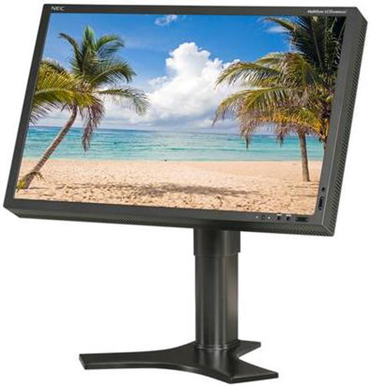 Main image of NEC Display Solutions LCD2490WUXi2-BK Black 24" Height,Swilve,Pivot & Tilt Adjustable Widescreen LCD Monitor 320 cd/m2 1000:1
