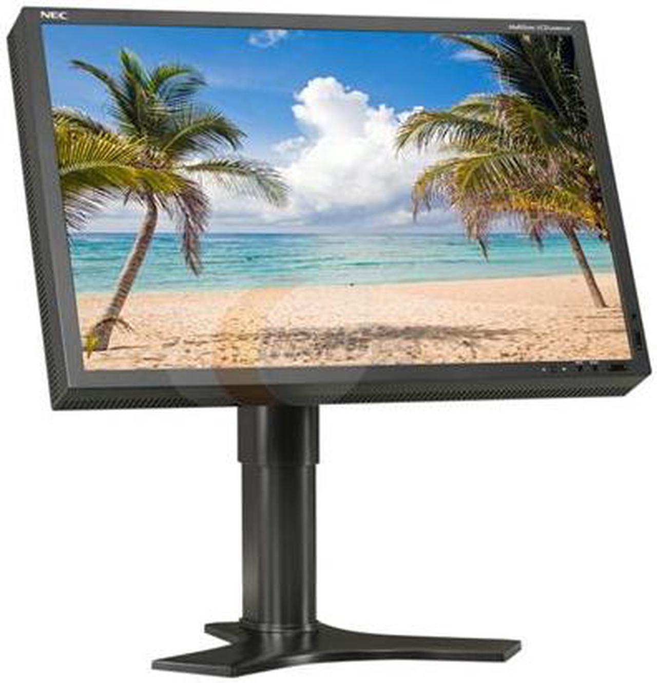 Alt view image 3 of 10 - NEC Display Solutions LCD2490WUXi2-BK Black 24" Height,Swilve,Pivot & Tilt Adjustable Widescreen LCD Monitor 320 cd/m2 1000:1