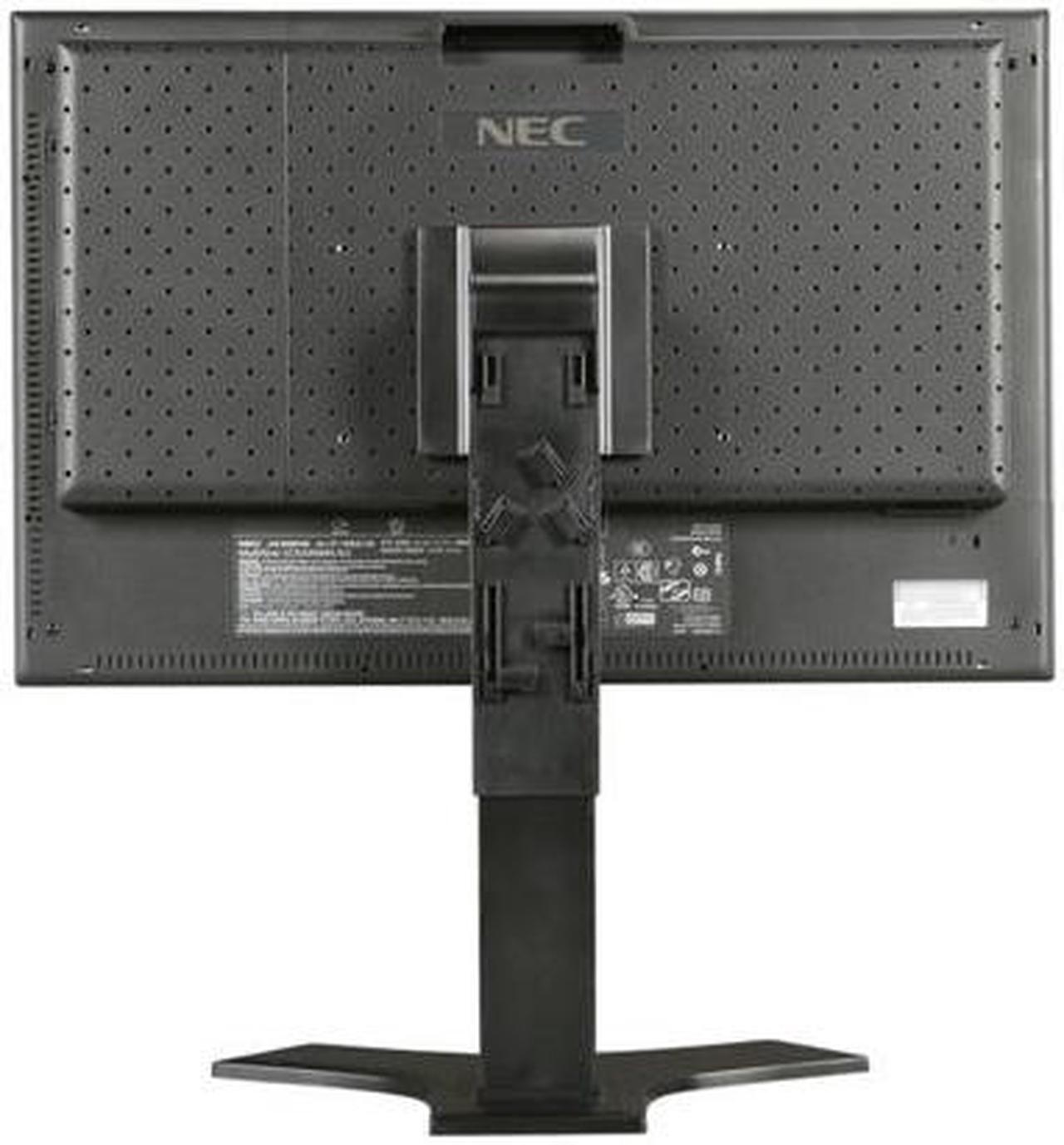 Alt view image 5 of 10 - NEC Display Solutions LCD2490WUXi2-BK Black 24" Height,Swilve,Pivot & Tilt Adjustable Widescreen LCD Monitor 320 cd/m2 1000:1
