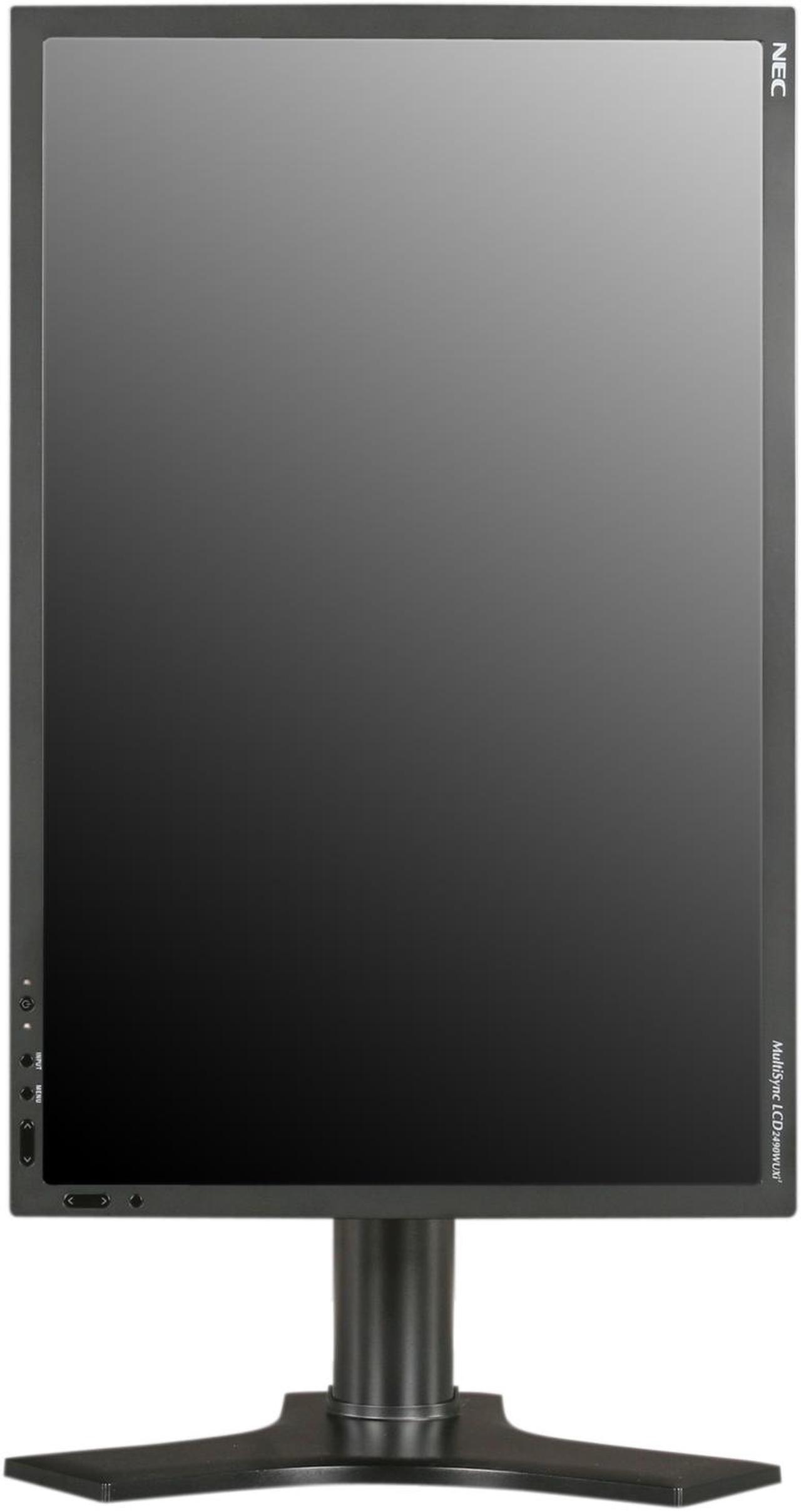 Alt view image 8 of 10 - NEC Display Solutions LCD2490WUXi2-BK Black 24" Height,Swilve,Pivot & Tilt Adjustable Widescreen LCD Monitor 320 cd/m2 1000:1