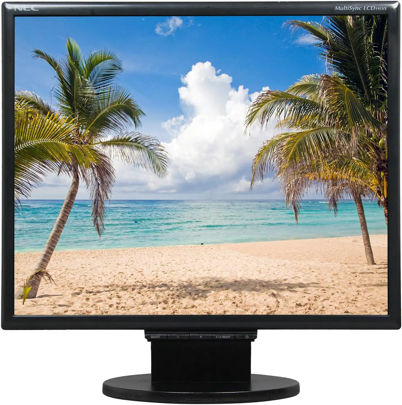 Alt view image 2 of 8 - NEC LCD195VX-BK 19" SXGA 1280 x 1024 5ms VGA DVI-D LCD Monitor