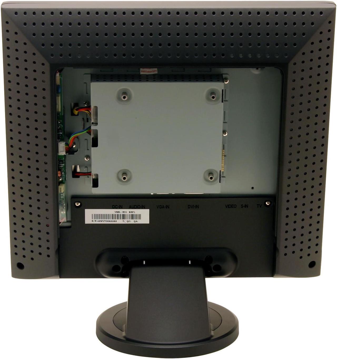 Alt view image 8 of 10 - AVIDAV (Made by Jetway) 17" Active Matrix, TFT LCD SXGA LCD Monitor 12 ms M1731D-F