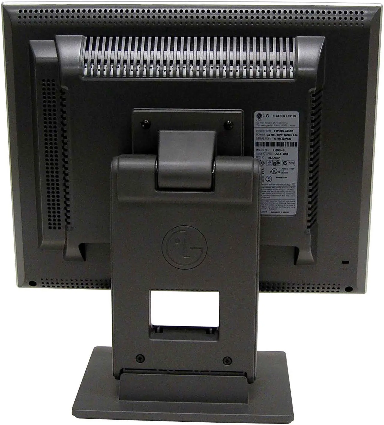 Alt view image 6 of 8 - LG 15" Active Matrix, TFT LCD XGA LCD Monitor 16 ms L1510S