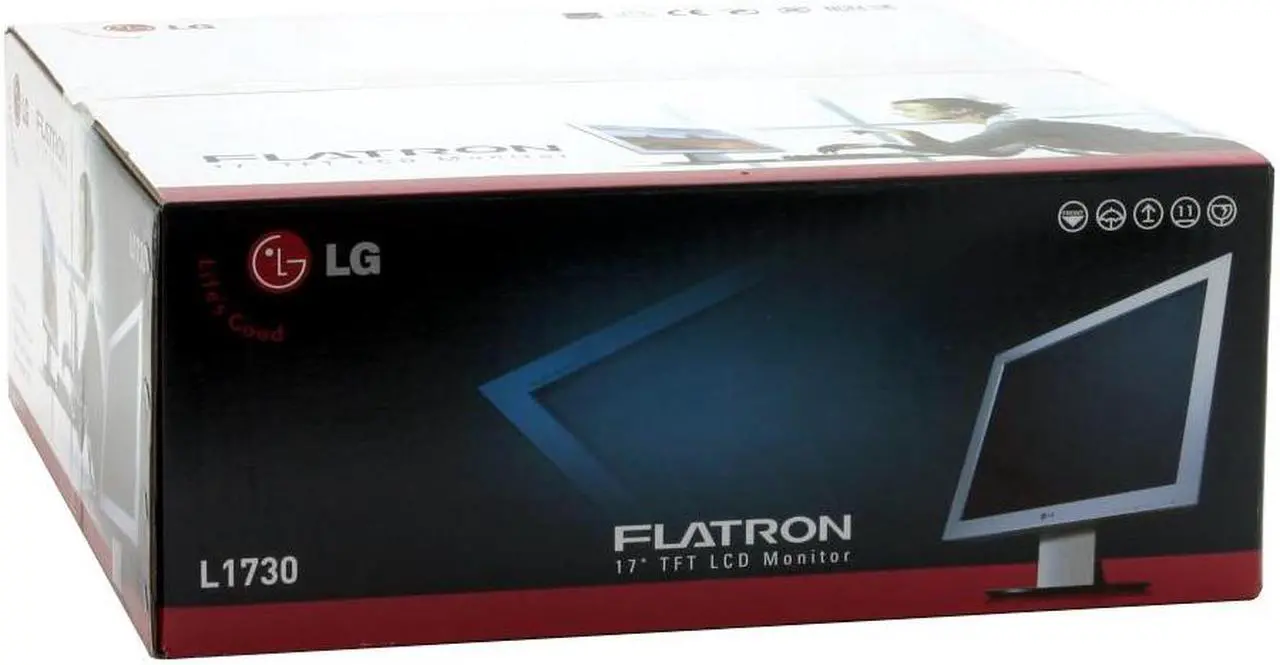 Alt view image 8 of 8 - LG 17" TFT LCD SXGA LCD Monitor 12 ms L1730S