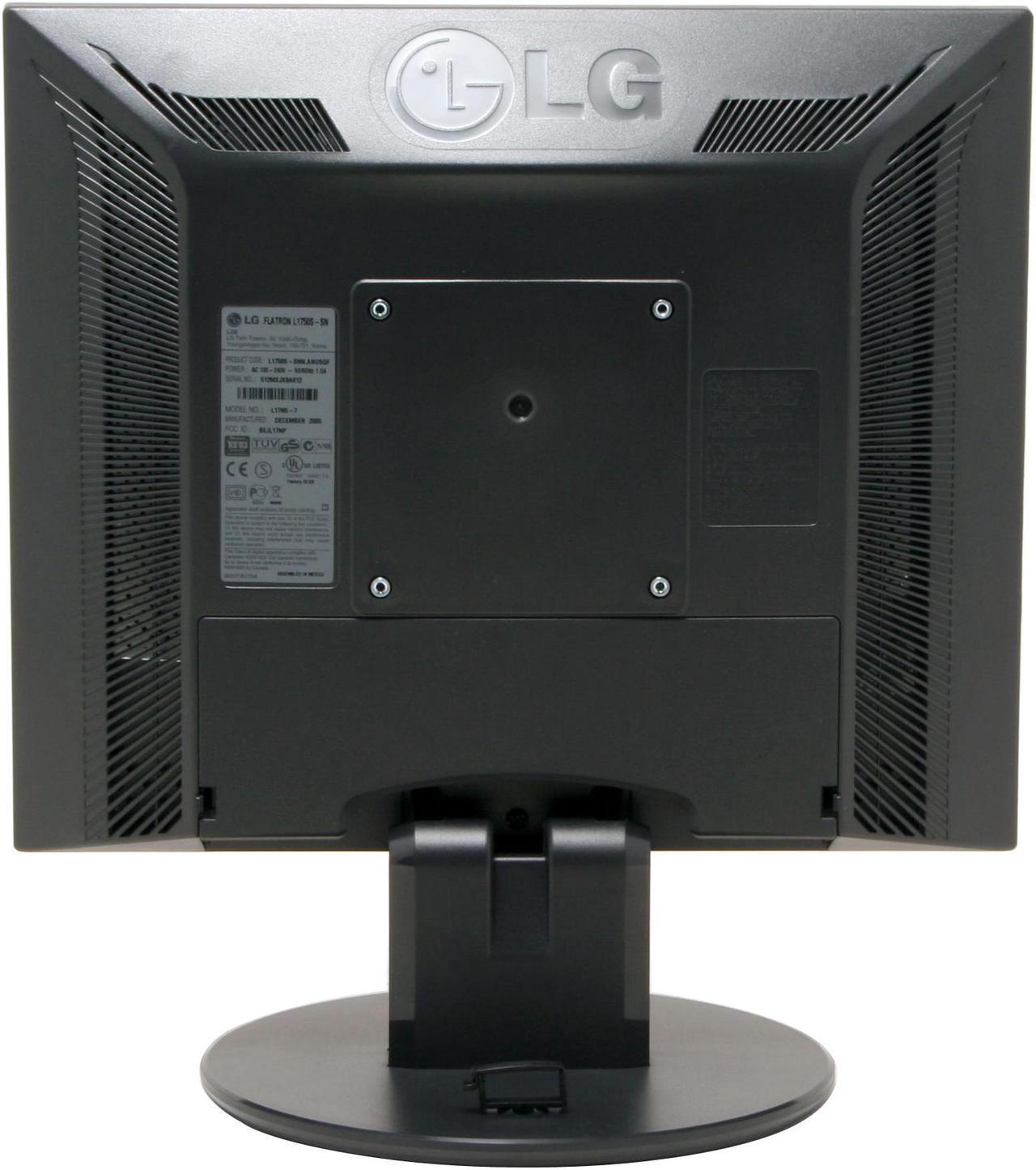 Alt view image 7 of 9 - LG 17" Active Matrix, TFT LCD SXGA LCD Monitor 12 ms D-Sub L1750S
