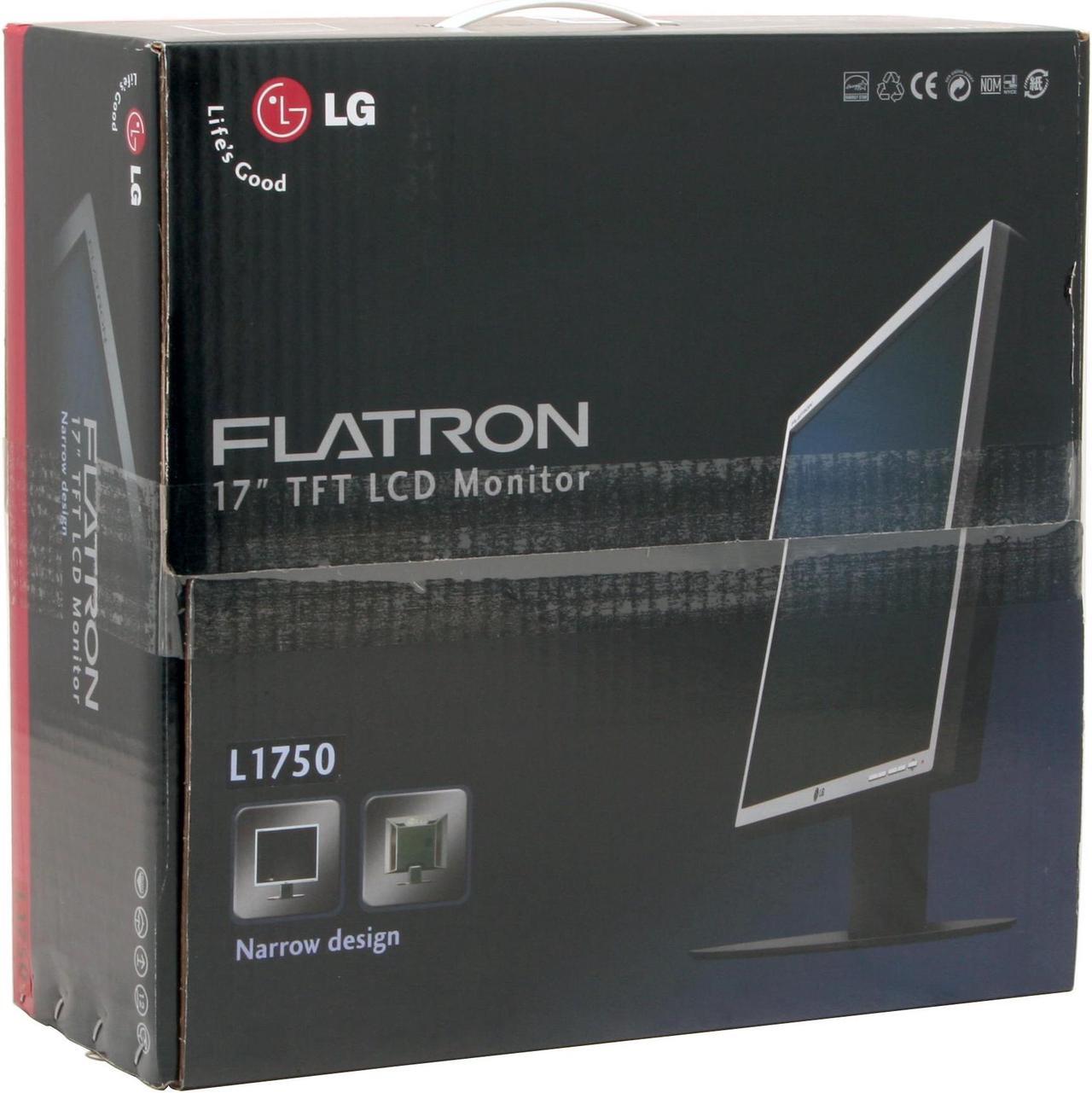 Alt view image 9 of 9 - LG 17" Active Matrix, TFT LCD SXGA LCD Monitor 12 ms D-Sub L1750S