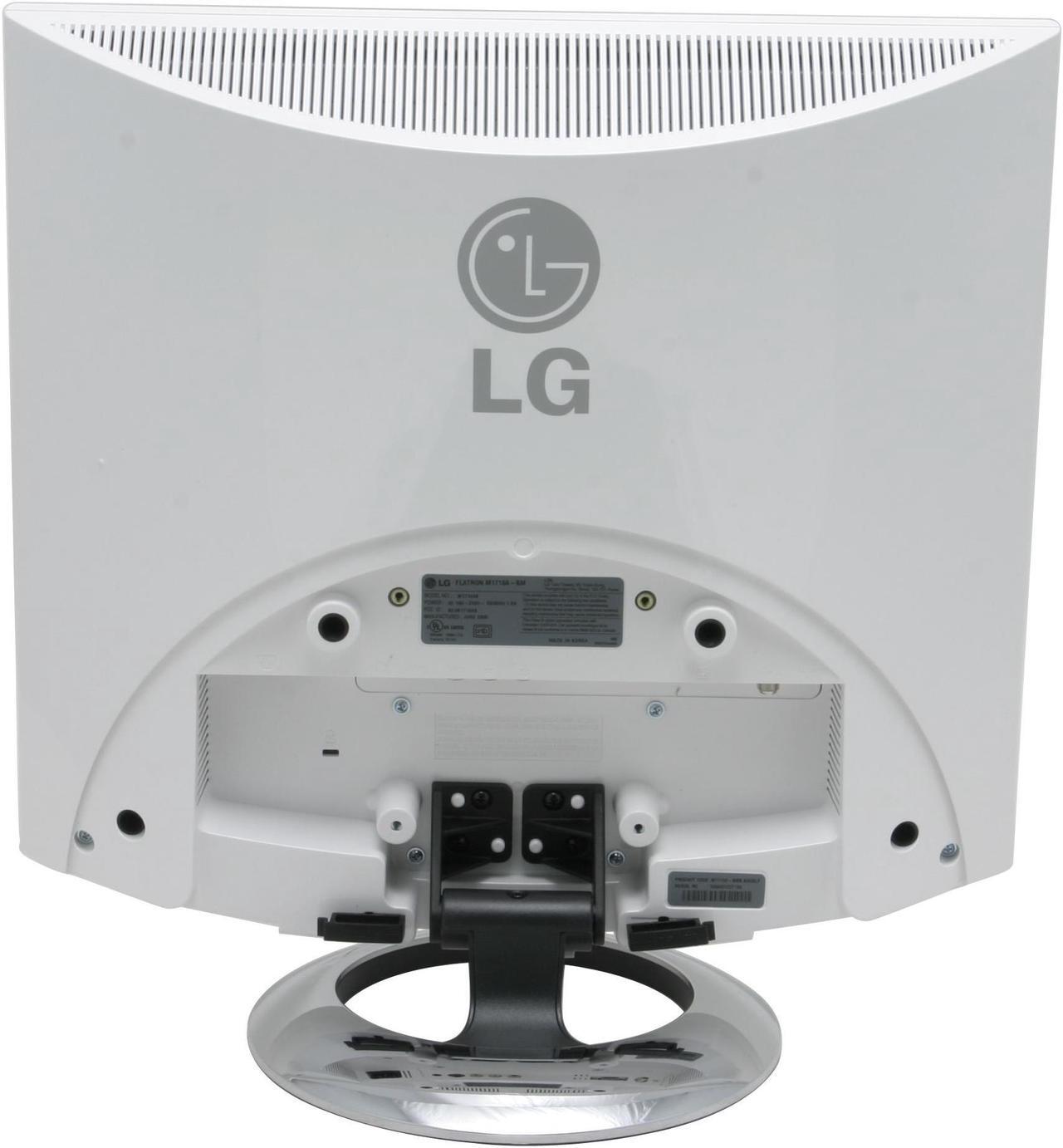 Alt view image 10 of 13 - LG 17" Active Matrix, TFT LCD SXGA LCD Monitor w/ TV Tuner 8 ms D-Sub M1710A