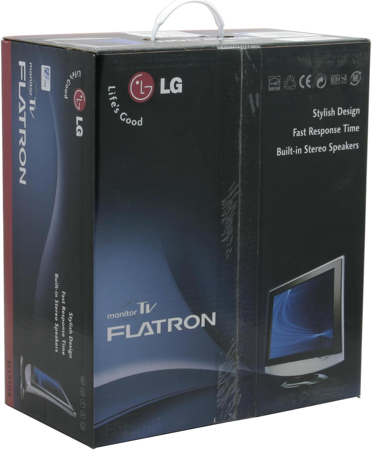 Alt view image 13 of 13 - LG 17" Active Matrix, TFT LCD SXGA LCD Monitor w/ TV Tuner 8 ms D-Sub M1710A