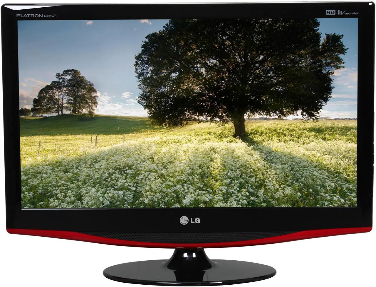 Alt view image 2 of 7 - LG M237WD-PM Black 23" HDMI Widescreen 16:9 Full 1080P LCD Monitor w/ Built-in Speaker 300 cd/m2 20000:1 w/ Built-in ATSC Digital Tuner