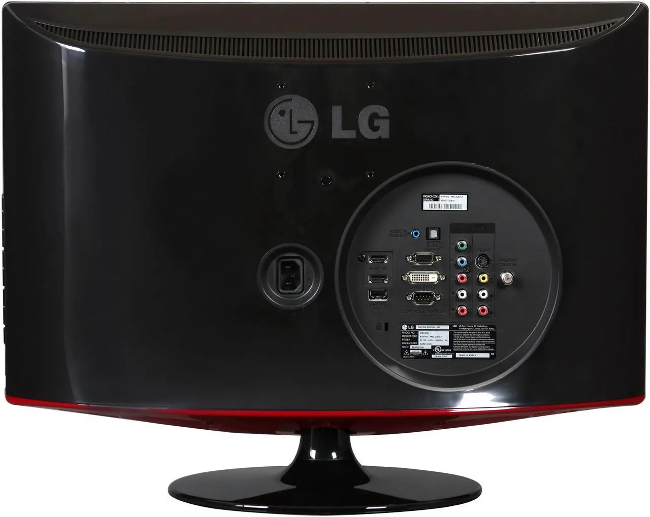 Alt view image 5 of 7 - LG M237WD-PM Black 23" HDMI Widescreen 16:9 Full 1080P LCD Monitor w/ Built-in Speaker 300 cd/m2 20000:1 w/ Built-in ATSC Digital Tuner