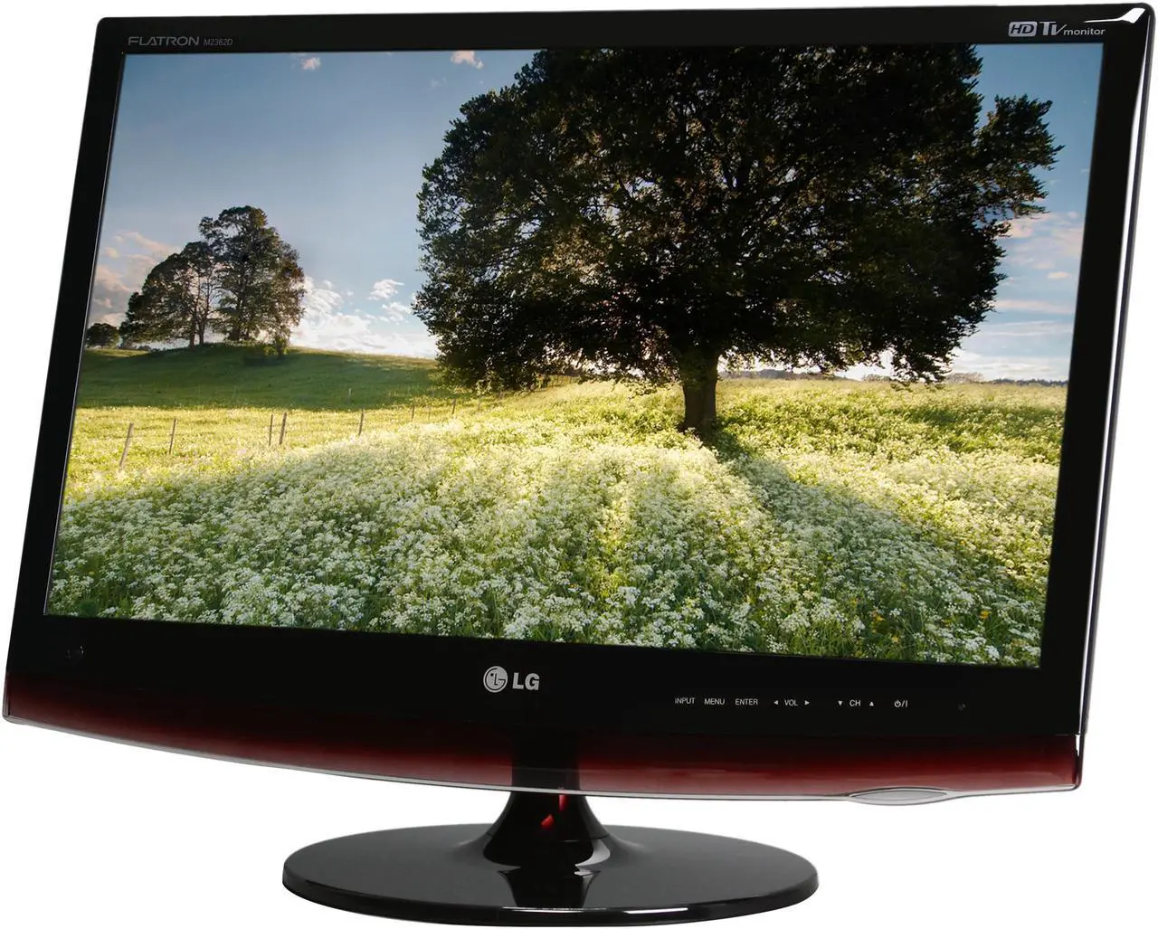 Main image of LG 23" LCD Monitor with TV Tuner 5 ms D-Sub, DVI-D, HDMI, Composite M2362D-PM