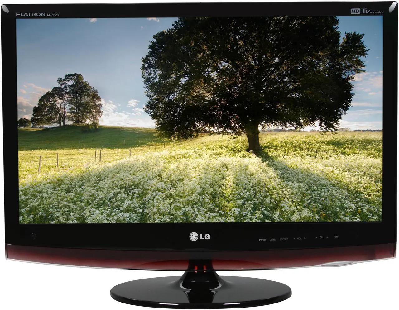 Alt view image 2 of 7 - LG 23" LCD Monitor with TV Tuner 5 ms D-Sub, DVI-D, HDMI, Composite M2362D-PM