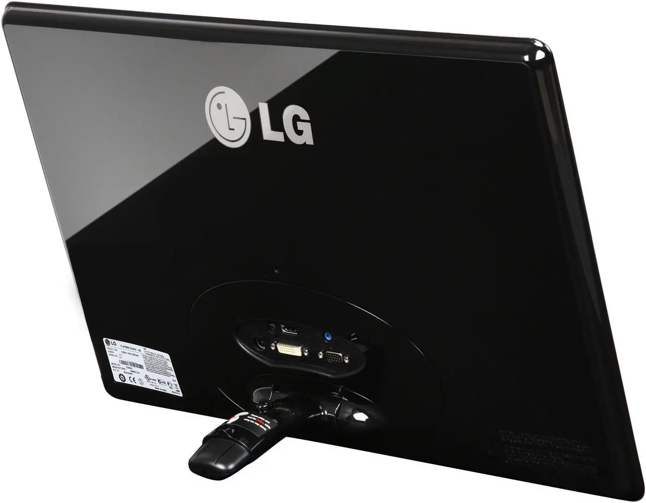 Alt view image 4 of 8 - LG E2250V-SN Glossy Black 22" 5ms HDMI Full HD  LED Backlight LCD monitor  Slim Design 250 cd/m2 DC 5,000,000:1