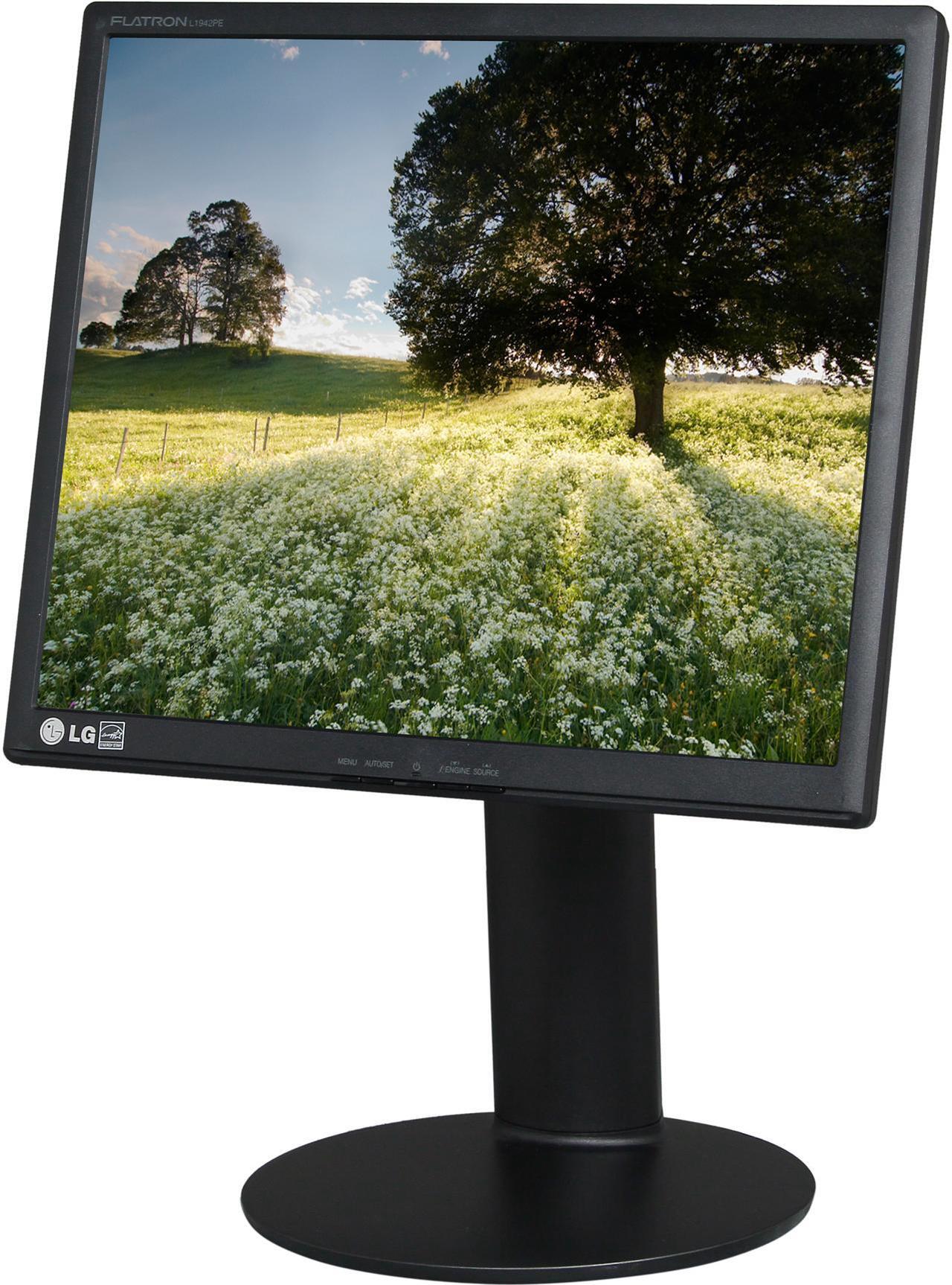 Main image of LG L1942PE-BS Black 19" Class (18.9" Diag.) 5ms LCD Monitor 250 cd/m2 DFC 8000:1 (LG recertified  Grade A)