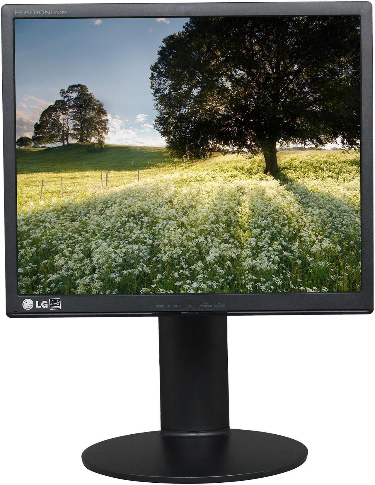 Alt view image 2 of 10 - LG L1942PE-BS Black 19" Class (18.9" Diag.) 5ms LCD Monitor 250 cd/m2 DFC 8000:1 (LG recertified  Grade A)